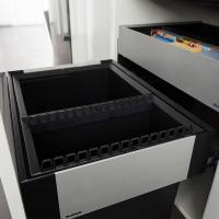 Мусорная система 15+15+15 л Blanco Select II 60/3 черная - 3 фото