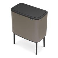 Мусорный бак 3x11 л Brabantia Bo Touch Bin серый - 5 фото