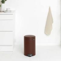 Ведро для мусора 12 л Brabantia NewIcon коричневое - 6 фото