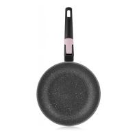 Сковорода с антипригарным покрытием 22 см Walmer Easy Click розовая - 3 фото