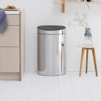 Мусорный бак 40 л Brabantia Touch Bin стальной - 5 фото