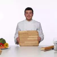 Доска разделочная 37х28 см Legnoart Arena бежевая - 3 фото