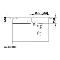 Кухонная мойка 99 см Blanco Metra 6 S-F антрацит - 2 фото