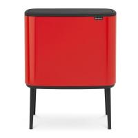 Мусорный бак 3x11 л Brabantia Bo Touch Bin красный - 1 фото