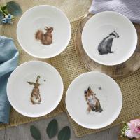Набор салатников Royal Worcester Забавная фауна белый 4 пр - 22 фото
