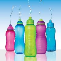 Бутылка для воды 600 мл Sistema Hydrate оранжевая - 3 фото