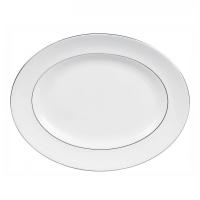 Блюдо 35 см Wedgwood Vera Wang Blanc Sur Blanc - 2 фото
