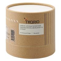 Свеча ароматическая Sandalwood, Bergamot & Citrus 7,5 см Tkano Edge бежевая - 5 фото