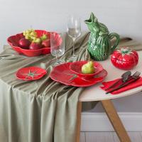 Масленка с крышкой 20x18 см Bordallo Pinheiro Tomato красная - 2 фото