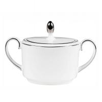 Сахарница 15 см Wedgwood Vera Wang Blanc Sur Blanc - 2 фото