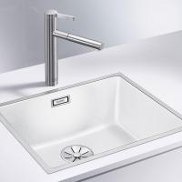 Кухонная мойка 54,3 см Blanco Subline 500-IF SteelFrame белая - 10 фото