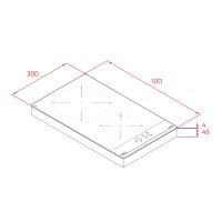 Индукционная варочная панель 30х51 см Teka Easy IBC 32000 TTC черная - 9 фото