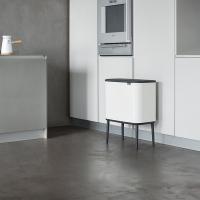 Мусорный бак 34 л Brabantia Bo Touch Bin белый - 9 фото