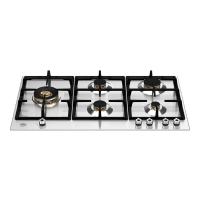 Газовая варочная панель 90x52,2 см Bertazzoni Professional P905LPROX стальная - 1 фото