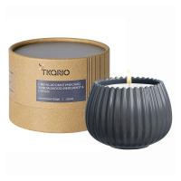 Свеча ароматическая Sandalwood, Bergamot & Citrus 8 см Tkano Edge серая - 1 фото