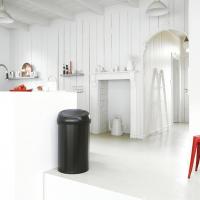 Мусорный бак 60 л Brabantia Touch Bin минерально-черный - 5 фото