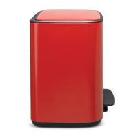 Мусорный бак 36 л Brabantia Bo Pedal Bin красный - 2 фото