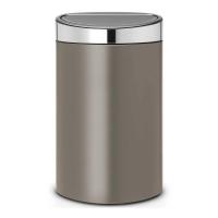 Мусорный бак 40 л Brabantia Touch Bin серый - 1 фото