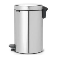 Мусорный бак с педалью 12 л Brabantia NewIcon стальной - 2 фото