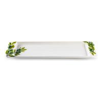 Сервировочное блюдо 31х10 см Edelweiss Оливки белое - 2 фото