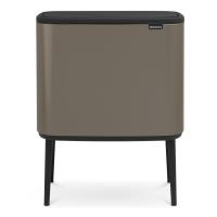 Мусорный бак 34 л Brabantia Bo Touch Bin серый - 1 фото