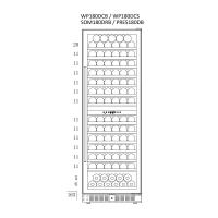 Винный шкаф на 163 бутылки Temptech Prestige PRES180DB черный - 4 фото