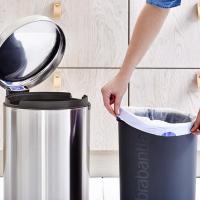 Мусорный бак с педалью 20 л Brabantia NewIcon стальной - 5 фото