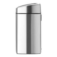 Ведро для мусора 10 л Brabantia Touch Bin стальное - 2 фото