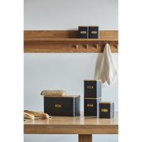 Хлебница 18х33,7 см Smart Solutions Irmel черная - 2 фото