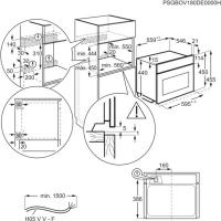 Встраиваемая микроволновая печь 59,5х45,5 см Electrolux EVM8E08V белая - 6 фото