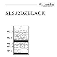 Винный шкаф на 32 бутылки La Sommeliere SLS32DZBLACK черный - 5 фото