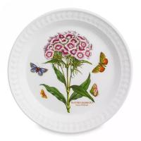 Тарелка закусочная 20х3 см Portmeirion Botanic Garden Embossed белая - 1 фото