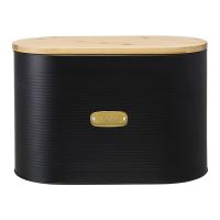 Хлебница 17,6х33,5 см Smart Solutions Irmel черная - 6 фото
