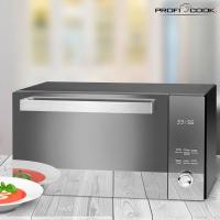 Микроволновая печь 29,5х49,5 см Profi Cook PC-MWG 1204 черная - 5 фото