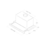 Встраиваемая вытяжка Elica Elite 26 IX/A/60/VT - 2 фото