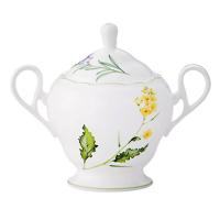 Сахарница 360 мл Noritake English Herbs белая - 2 фото