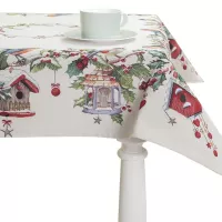 Скатерть 100х100 см Mix&Match бежевая - 1 фото