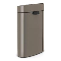 Мусорный бак 40 л Brabantia Touch Bin серый - 3 фото