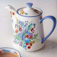 Чайник заварочный 900 мл Kitchen Craft London Pottery голубой - 4 фото