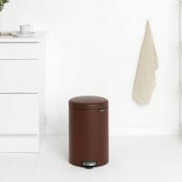 Ведро для мусора 20 л Brabantia NewIcon коричневое - 6 фото