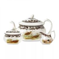 Сахарница 450 мл Spode Woodland белая - 2 фото