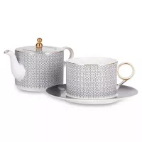 Чайный набор Mix&Match Vola черный 3 пр - 3 фото