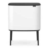 Мусорный бак 34 л Brabantia Bo Touch Bin белый - 1 фото