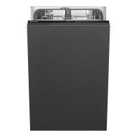 Встраиваемая посудомоечная машина 45 см Smeg ST4512IN черная - 1 фото