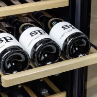 Винный шкаф на 38 бутылок CASO Wine Gourmet 38 стальной - 3 фото