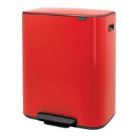 Мусорный бак 2x30 л Brabantia Bo Touch Bin красный - 2 фото