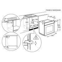 Электрический духовой шкаф 59,4 см Electrolux EOF4P56X нержавеющая сталь - 2 фото