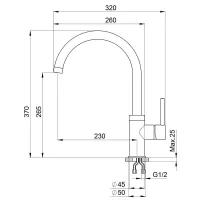 Смеситель Granula 2125 чёрный - 3 фото