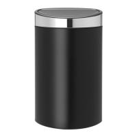 Мусорный бак 40 л Brabantia Touch Bin черный - 1 фото