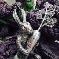 Солонка и перечница Rabbit Carrot 7,6х6,4 см Vagabond House Garden Friends - 10 фото